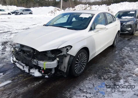 2018 Ford Fusion Titanium из США, поврежденный, VIN 3FA6P0D90JR212189